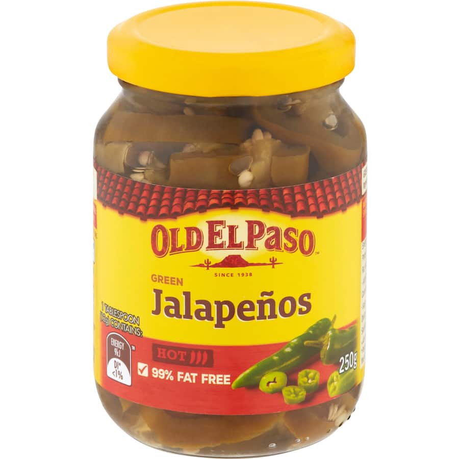 Old El Paso Jalapenos Hot Jar 250g