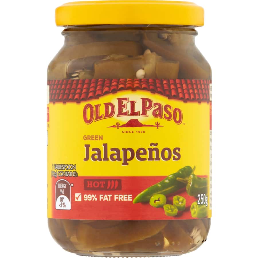Old El Paso Jalapenos Hot Jar 250g