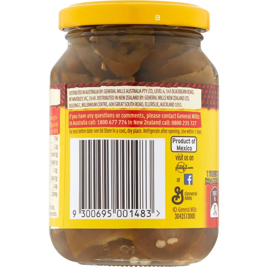 Old El Paso Jalapenos Hot Jar 250g