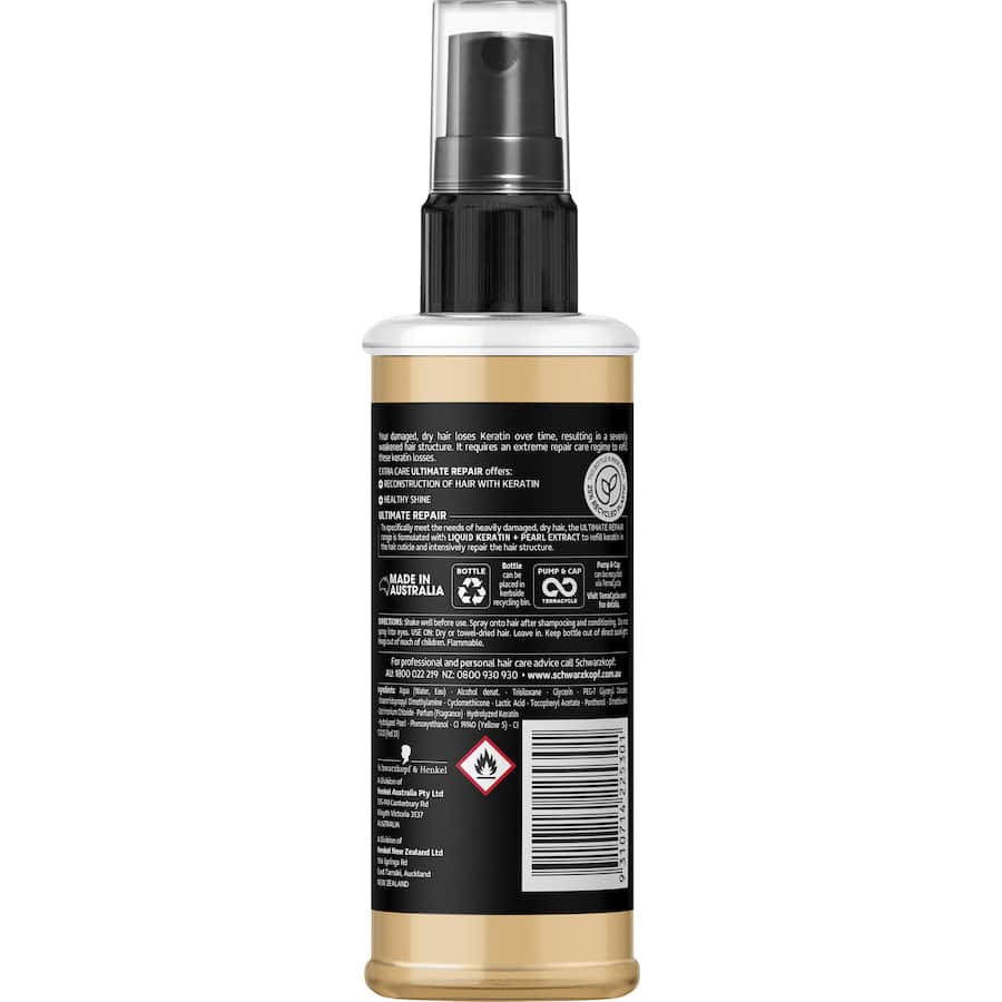 Schwarzkopf Extra Care Hair Treatment Ultimate Repair Biphase 120mL