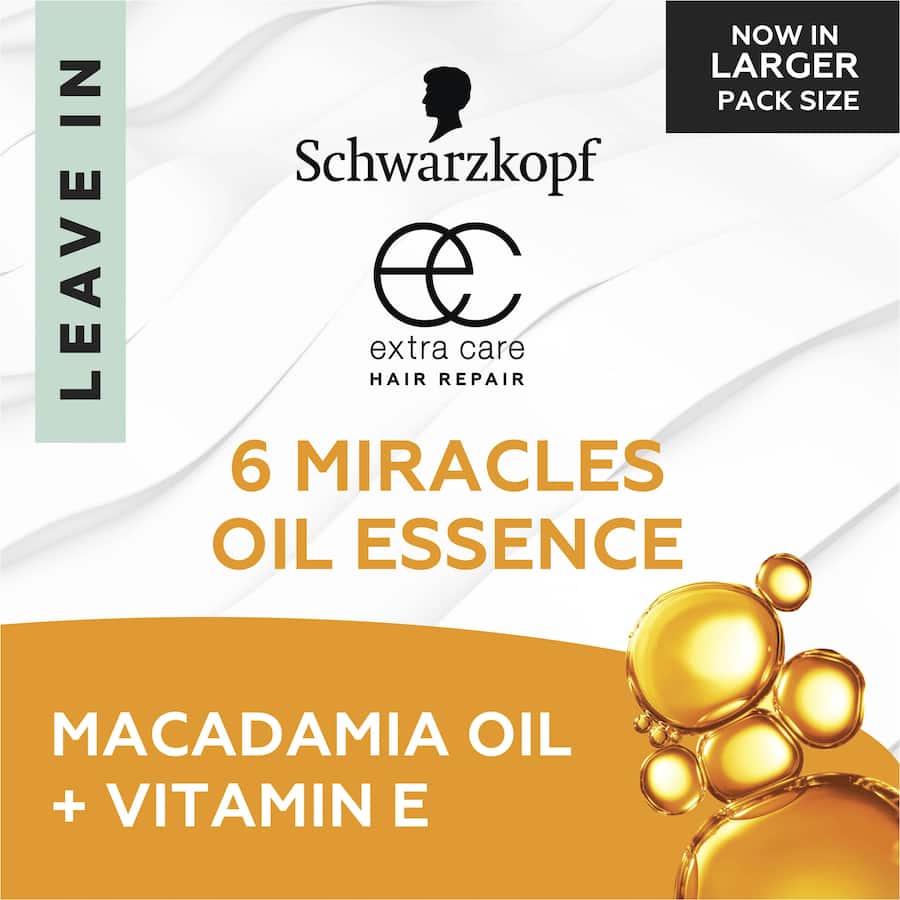 Schwarzkopf Extra Care Hair Treatment 6 Miracles Oil Essence 100mL