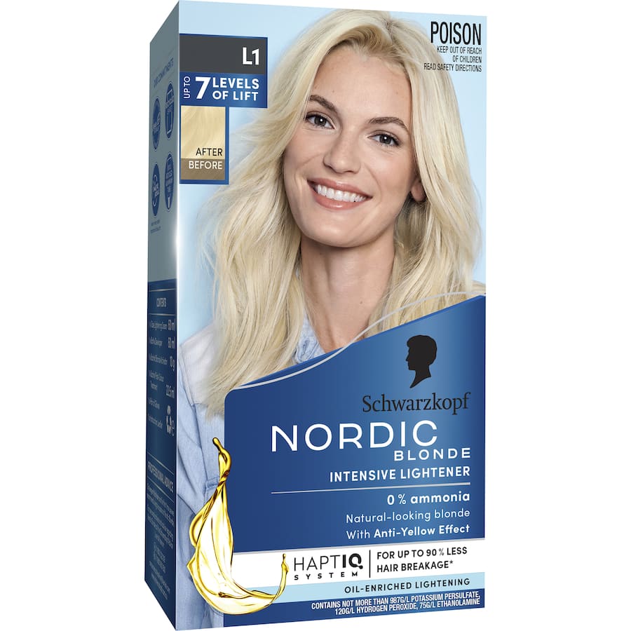 Nordic Blonde Hair Colour L1 Intensive Lightener 1pack