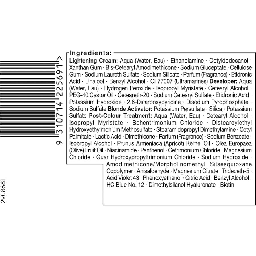 Nordic Blonde Hair Colour L1 Intensive Lightener 1pack