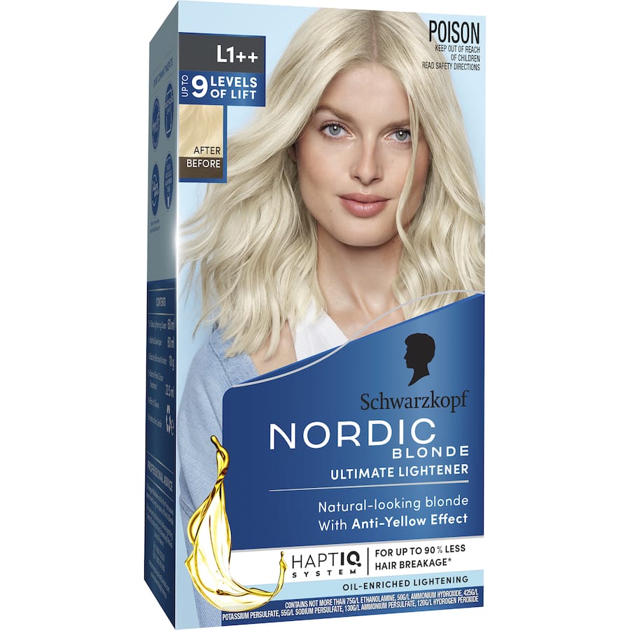 Nordic Blonde Hair Colour L1++ Ultimate Lightener 1pack