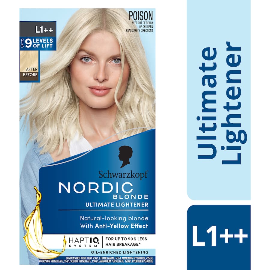 Nordic Blonde Hair Colour L1++ Ultimate Lightener 1pack