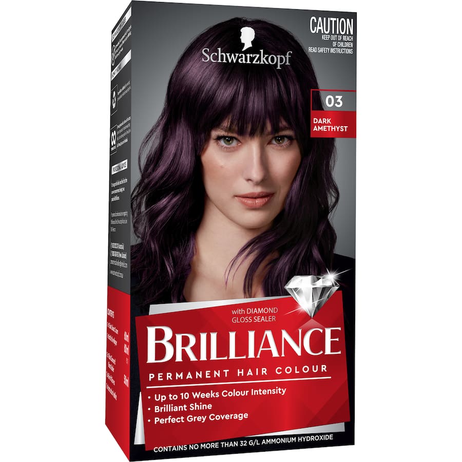 Schwarzkopf Brilliance Hair Colour 03 Dark Amethyst 1pack
