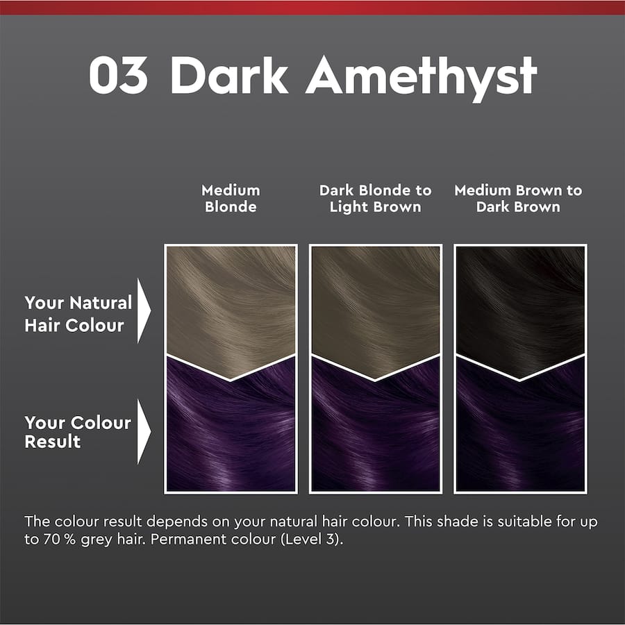 Schwarzkopf Brilliance Hair Colour 03 Dark Amethyst 1pack