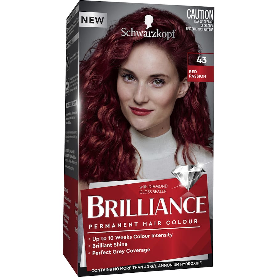 Schwarzkopf Brilliance Hair Colour 43 Red Passion 1pack