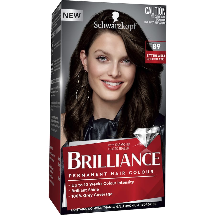 Schwarzkopf Brilliance Hair Colour 89 Bitter Sweet Chocolate 1pack