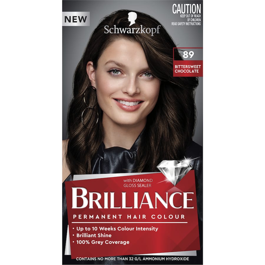 Schwarzkopf Brilliance Hair Colour 89 Bitter Sweet Chocolate 1pack