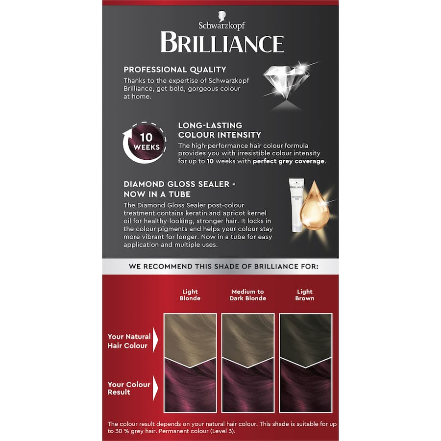 Schwarzkopf Brilliance Hair Colour 05 Dark Ruby 1pack