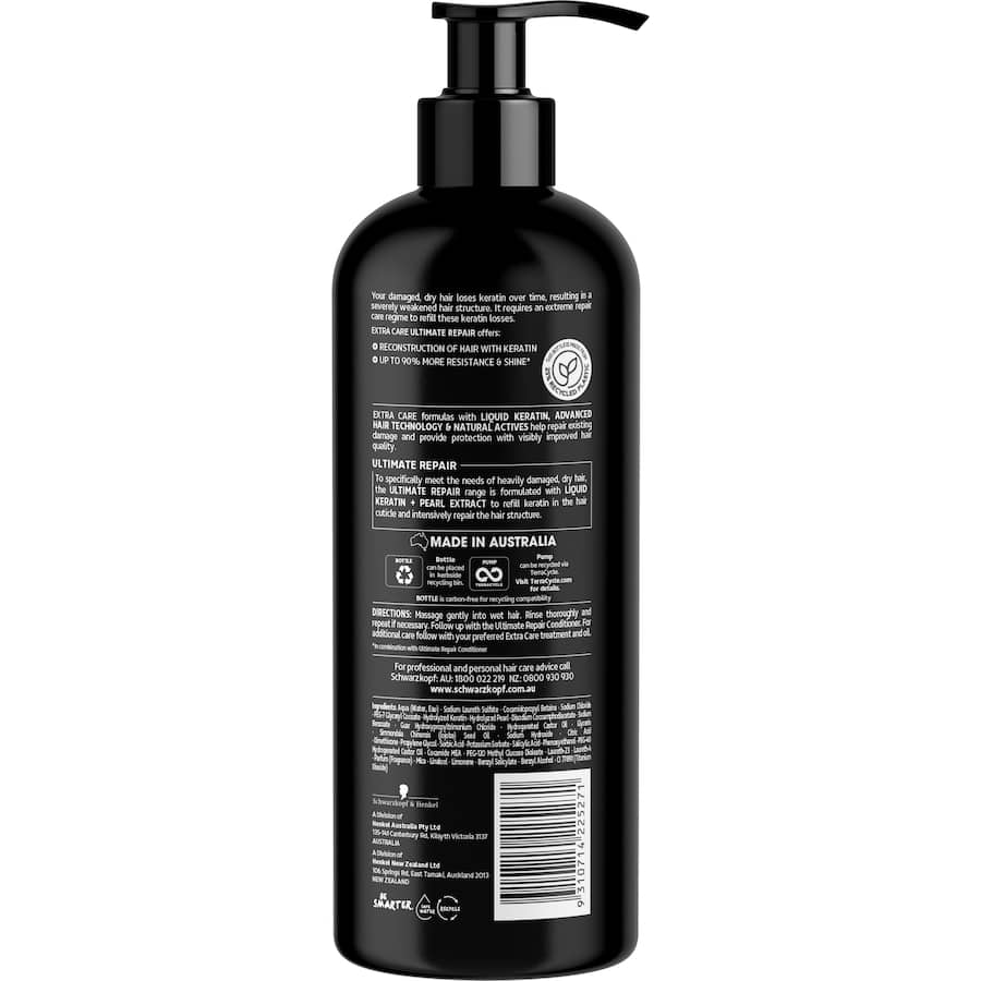 Schwarzkopf Extra Care Shampoo Ultimate Repair 950mL