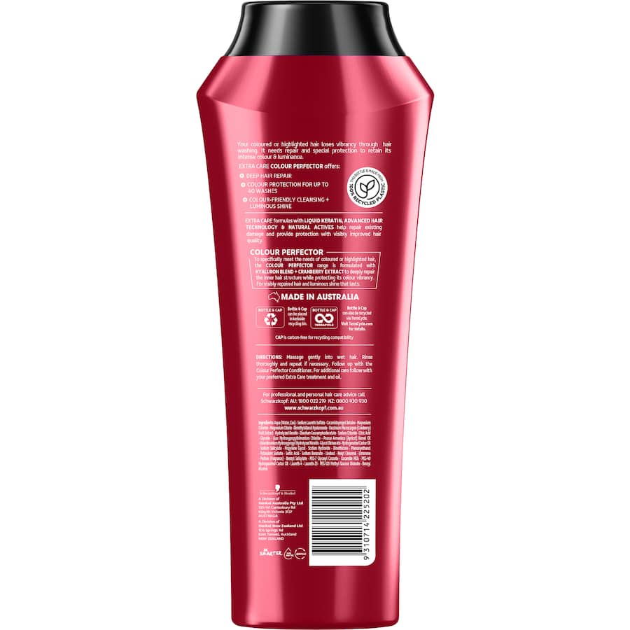 Schwarzkopf Extra Care Shampoo Colour Perfector 400mL