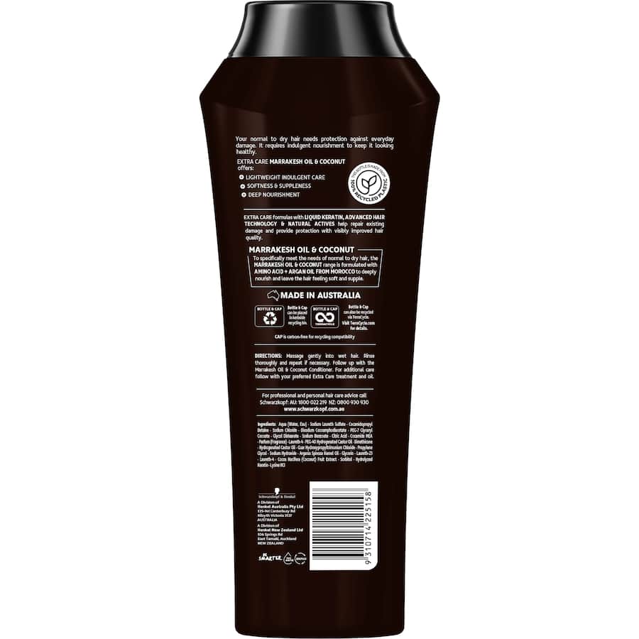 Schwarzkopf Extra Care Shampoo Marrakesh Oil & Coconut 400mL