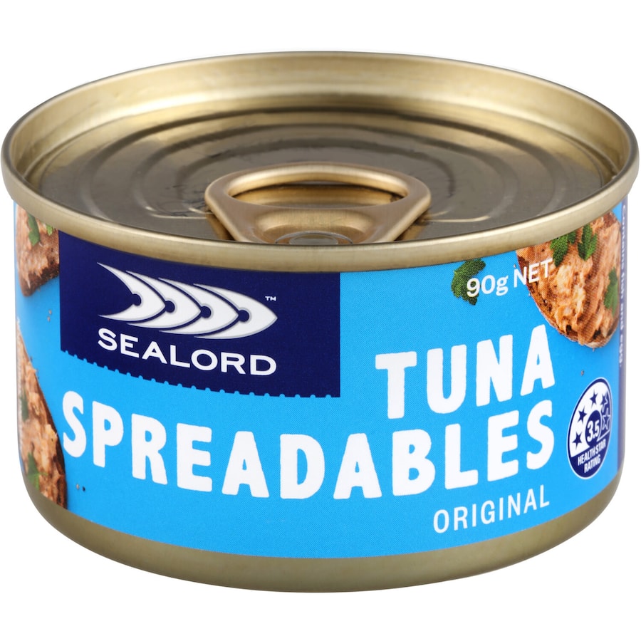 Sealord Spreadables Tuna Spread Original Tear tab can 90g