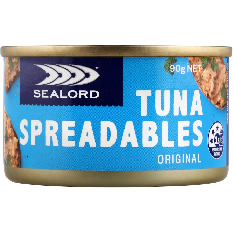 Sealord Spreadables Tuna Spread Original Tear tab can 90g