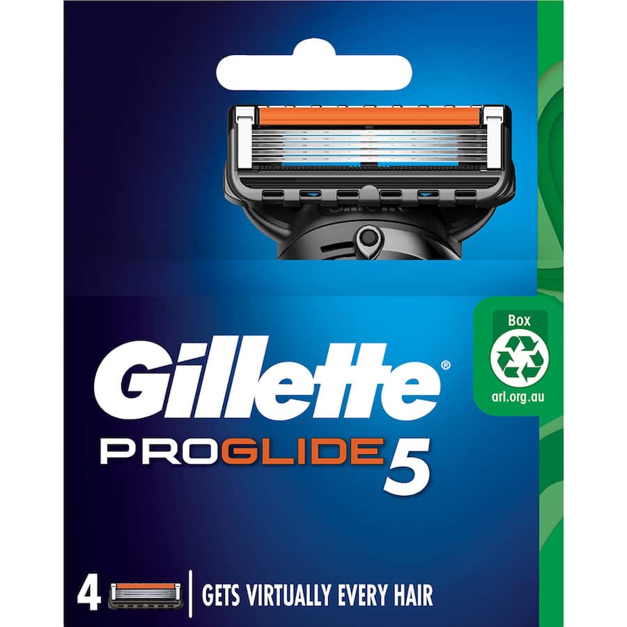 Gillette Fusion Proglide 5 Razor Refill 4pack