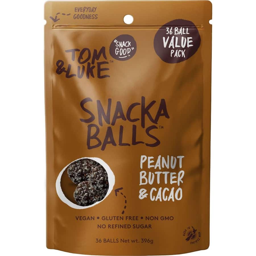 Tom & Luke Snack Balls Peanut Butter 396g