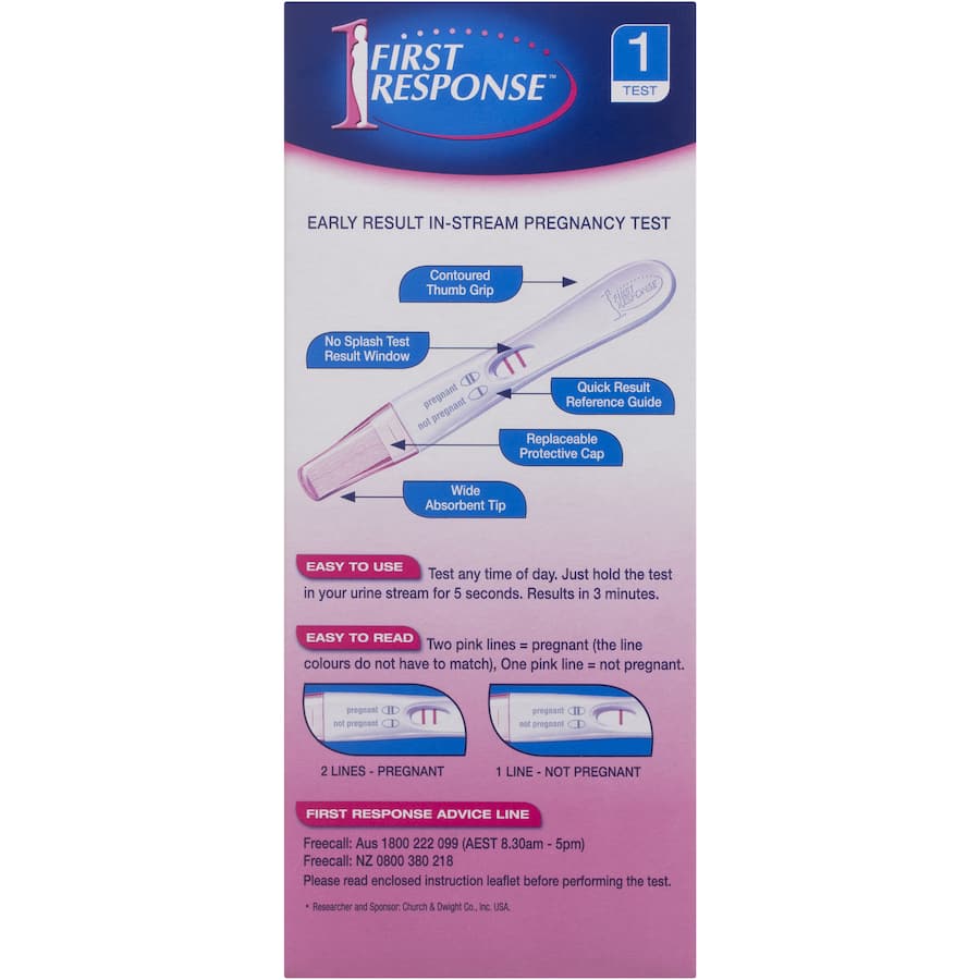 First Response Pregnancy Test Kit Instream 1pack