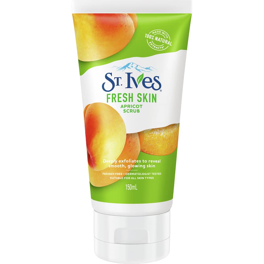 St Ives Facial Cleanser Invigorating Apricot Scrub Tube 150mL