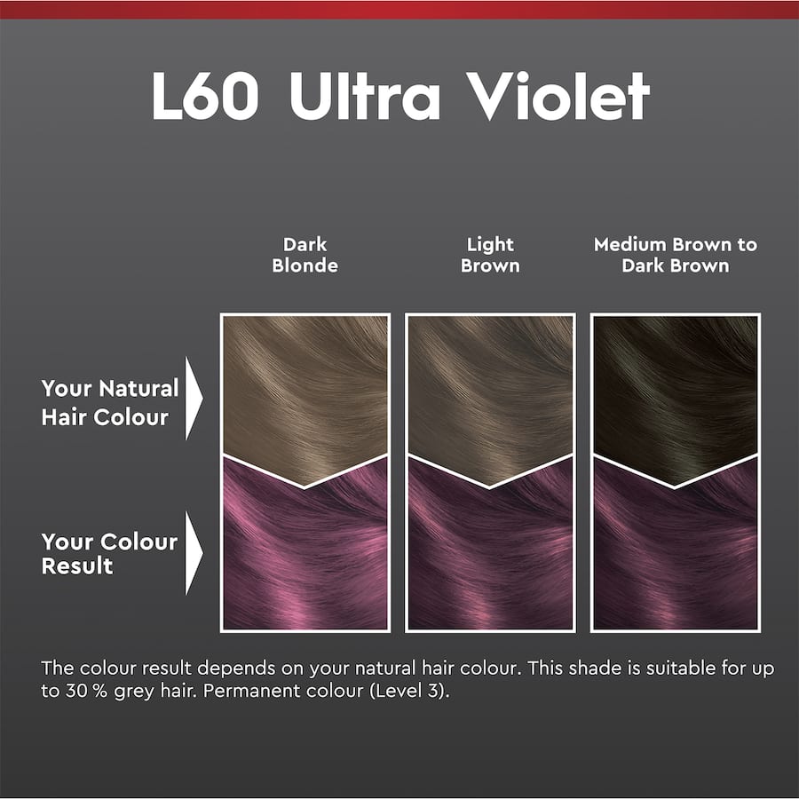 Schwarzkopf Brilliance Hair Colour L60 Ultra Violet 1pack