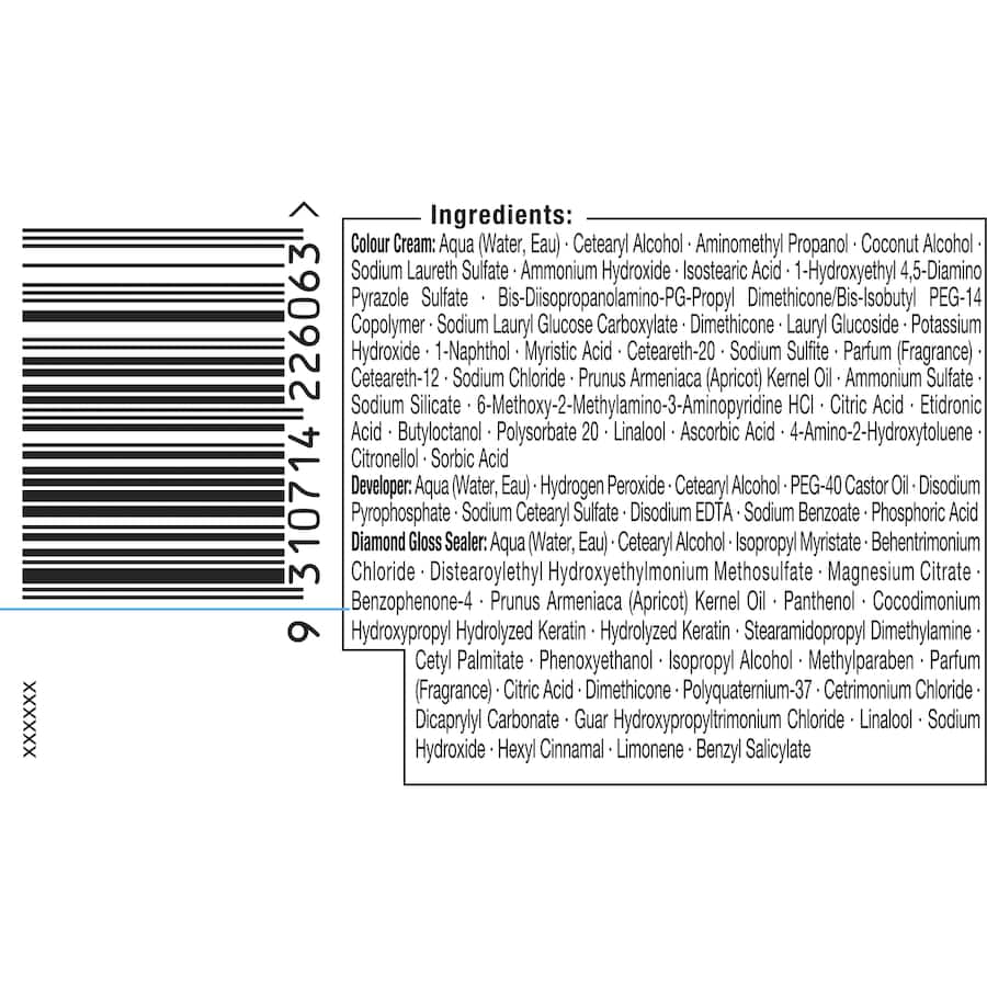 Schwarzkopf Brilliance Hair Colour 23 Burgundy Chic 1pack