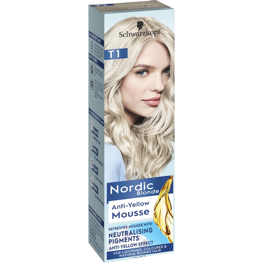 Nordic Hair Mousse T1 Anti Yellow