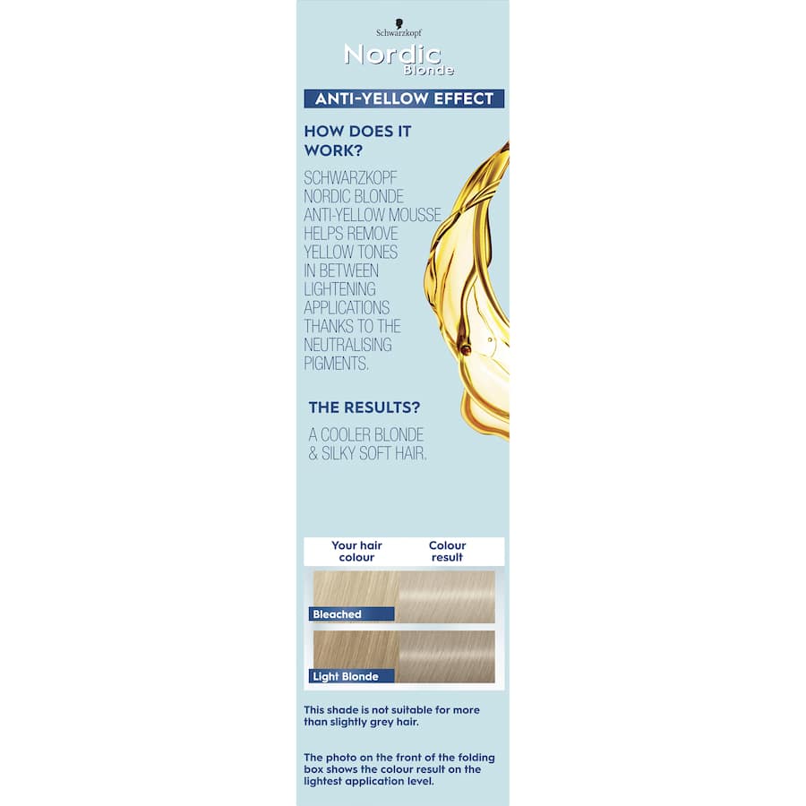 Nordic Hair Mousse T1 Anti Yellow