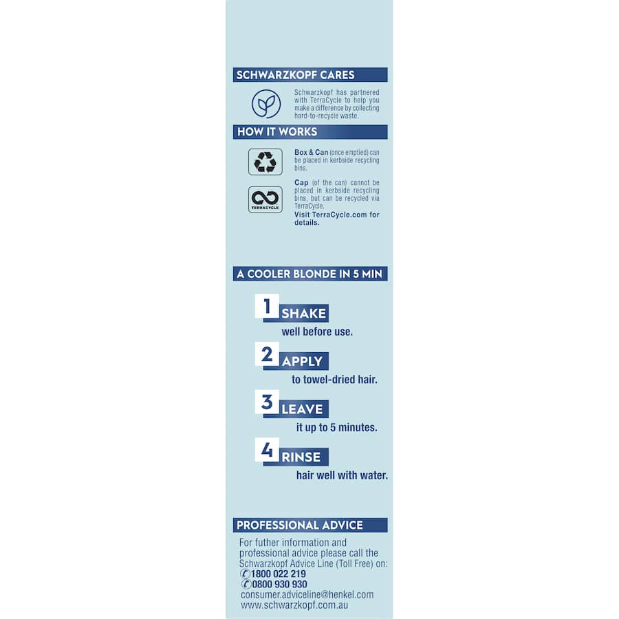 Nordic Hair Mousse T1 Anti Yellow