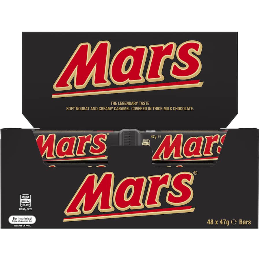 Mars Chocolate Bar Nougat & Caramel 47g