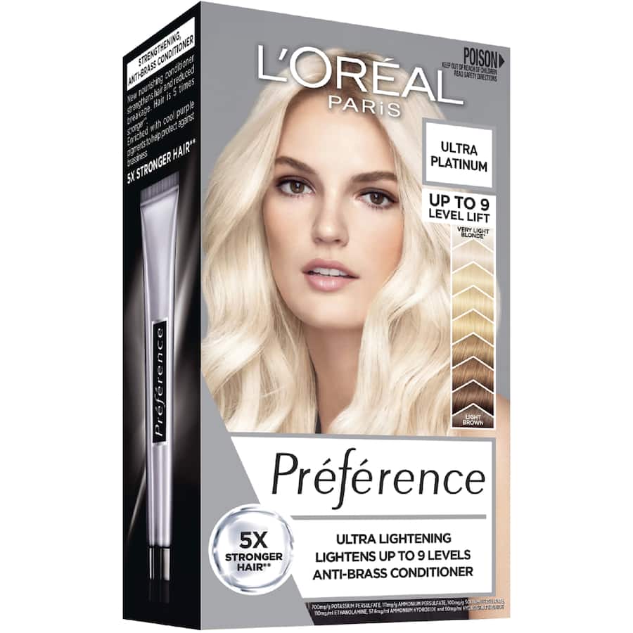 L'oreal Paris Preference Hair Colour Bleach Ultra Platinum 1pack