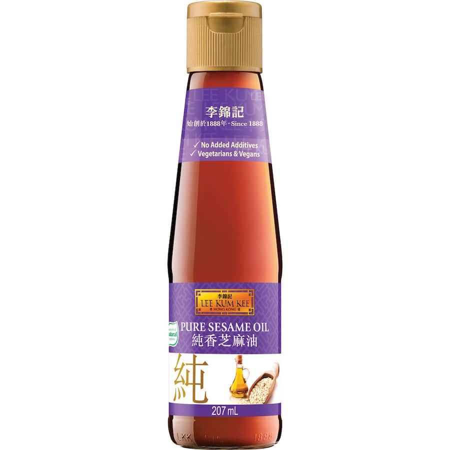 Lee Kum Kee Sesame Oil Pure Gluten Free Btl 207mL
