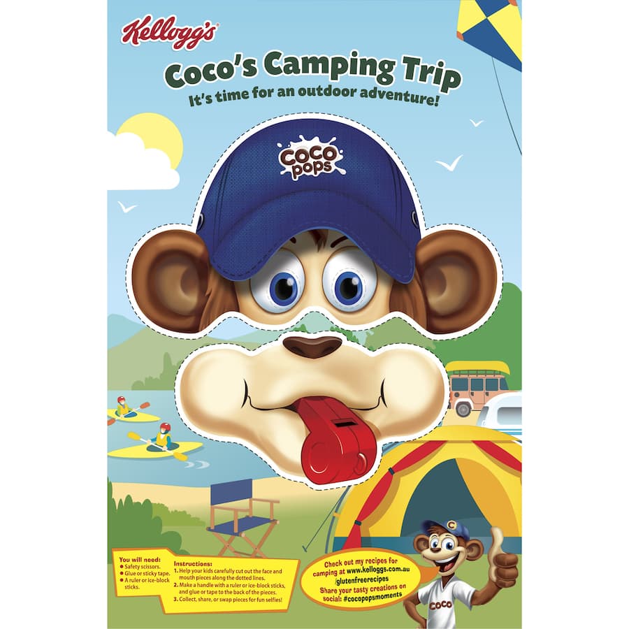 Kelloggs Coco Pops Cereal Gluten Free 390g