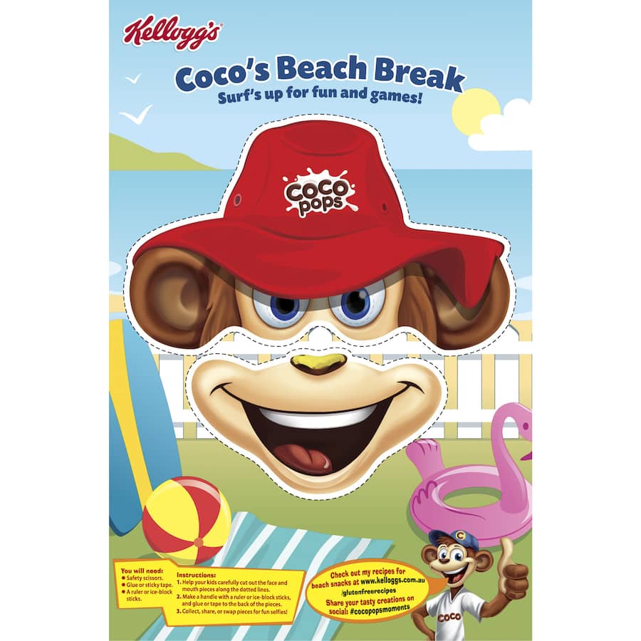Kelloggs Coco Pops Cereal Gluten Free 390g