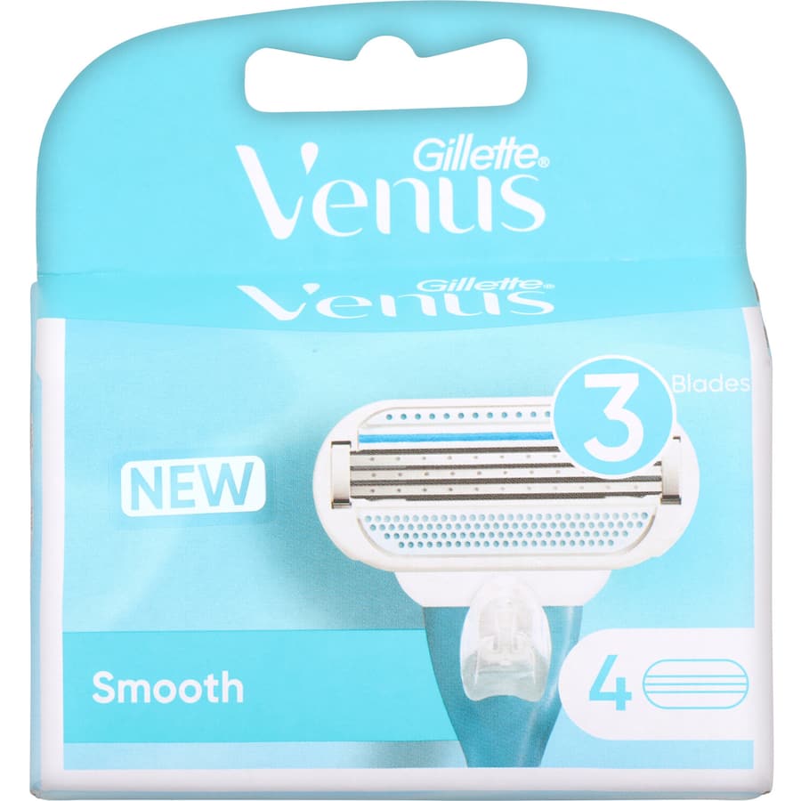Gillette Venus Razor Blades Smooth Cartridge 4pack
