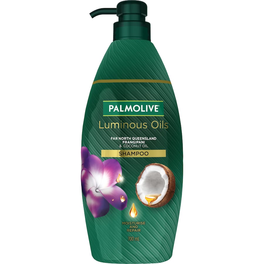 Palmolive Luminous Oils Shampoo Coconut Oil & Frangipani Pump 700mL