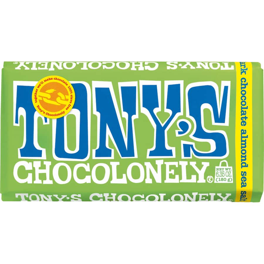 Tony's Chocolonely Chocolate Dark Almond 180g