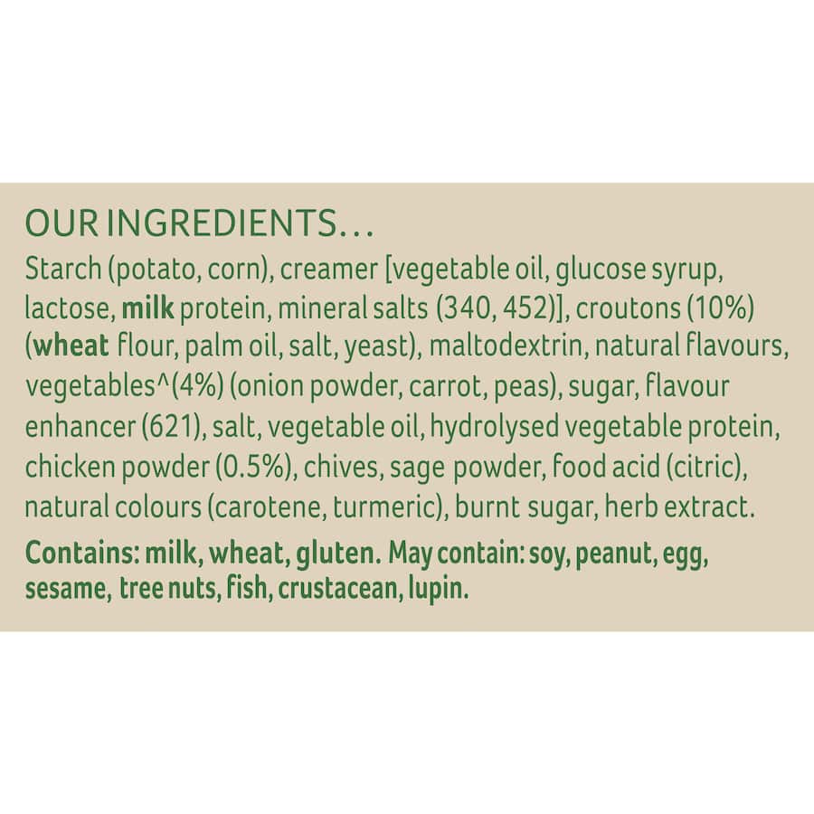 Continental Cup A Soup Instant Soup Creamy Chicken & Croutons 60g 2pack