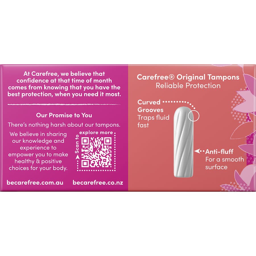 Carefree Tampons Original Regular 16pack