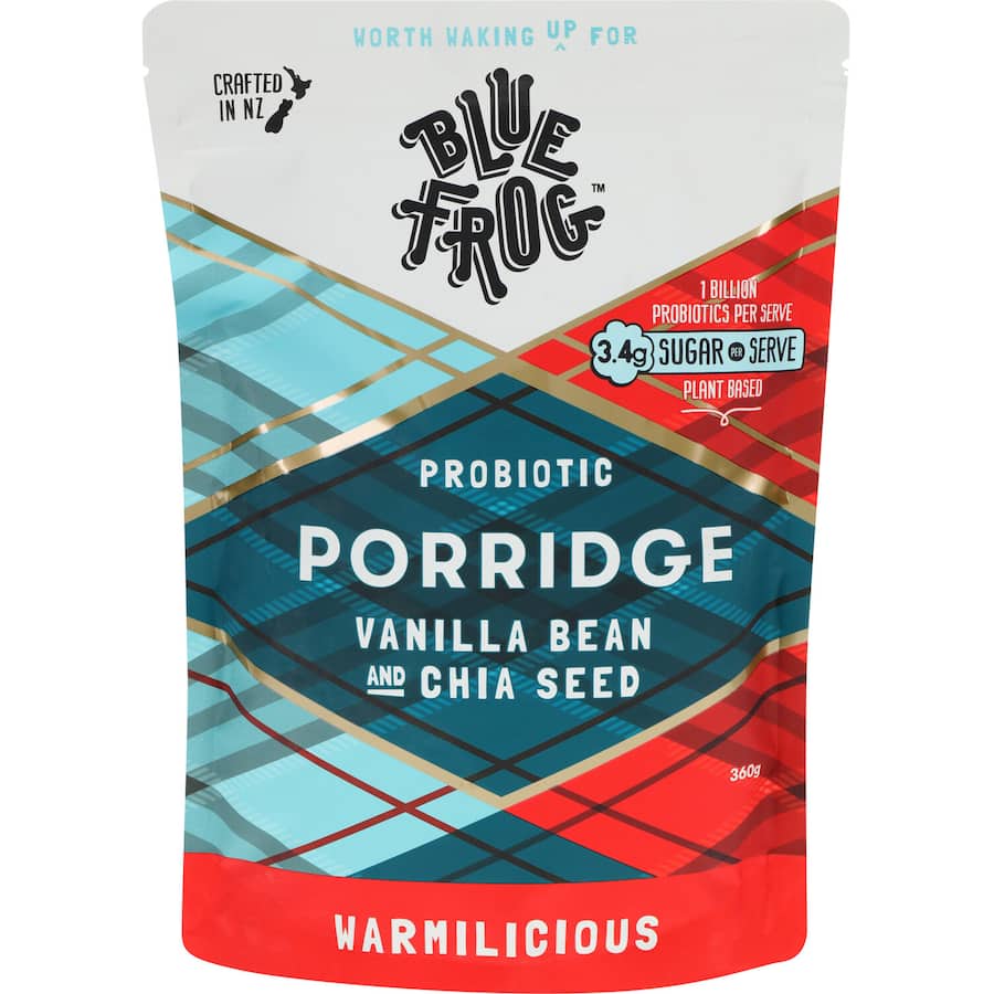Blue Frog Probiotic Porridge Vanilla Bean & Chia Seed 360g
