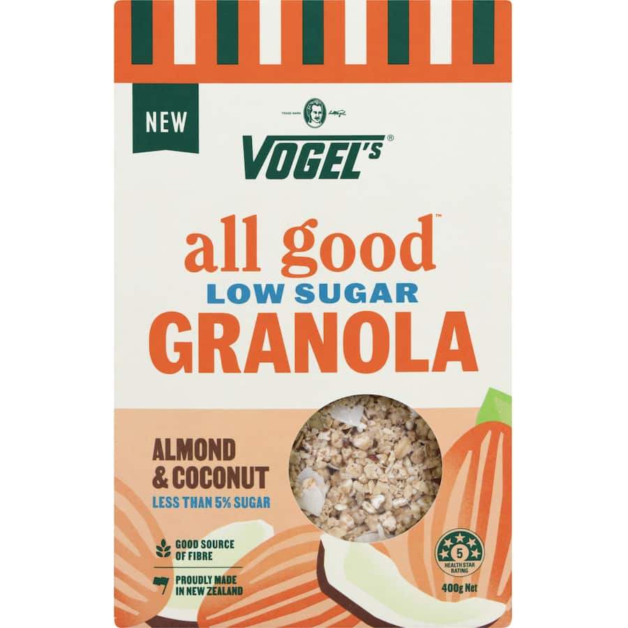 Vogels All Good Granola Almond Coconut 400g