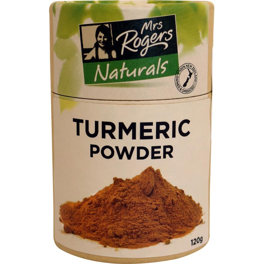 Mrs Rogers Naturals Turmeric Powder Drum 120g