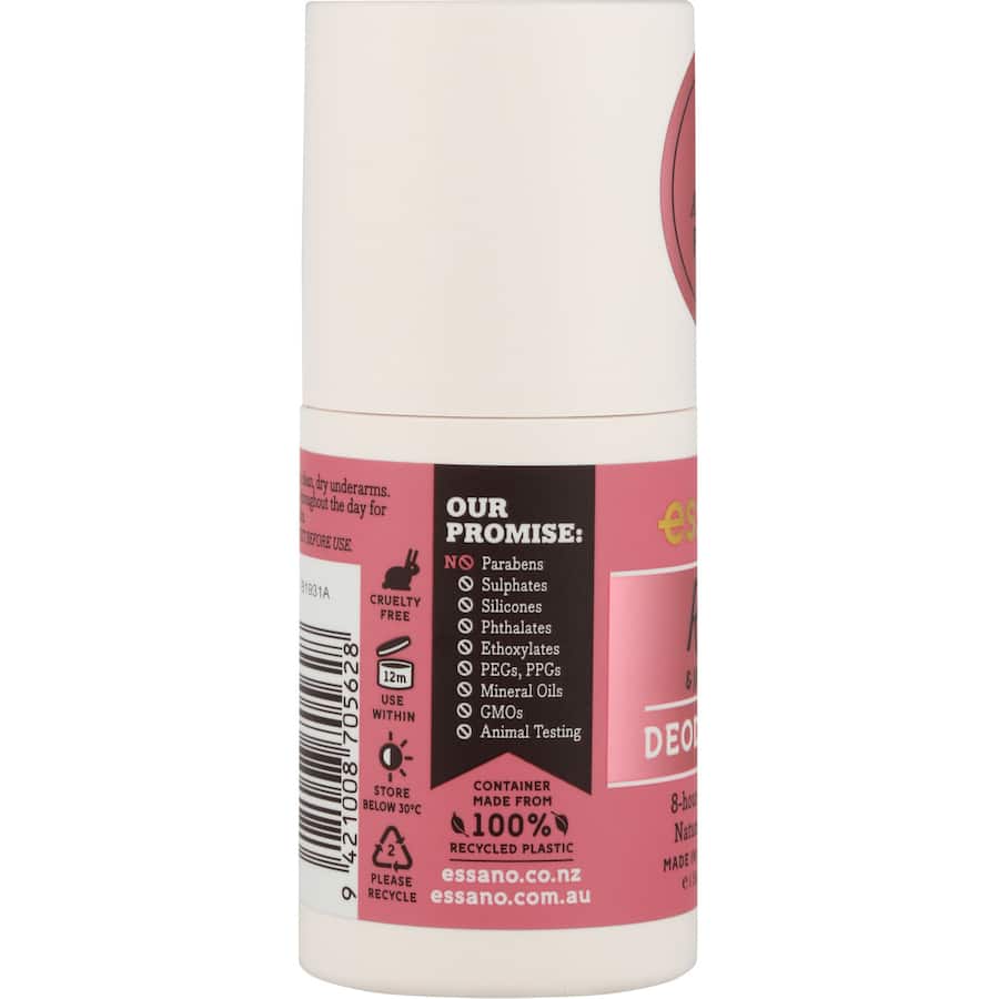 Essano Roll On Natural Deodorant Rose & Jasmine 50mL