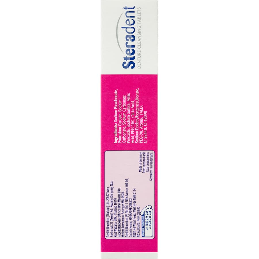 Steradent Denture Clean Extra Strength Whitening Tablets 30pack
