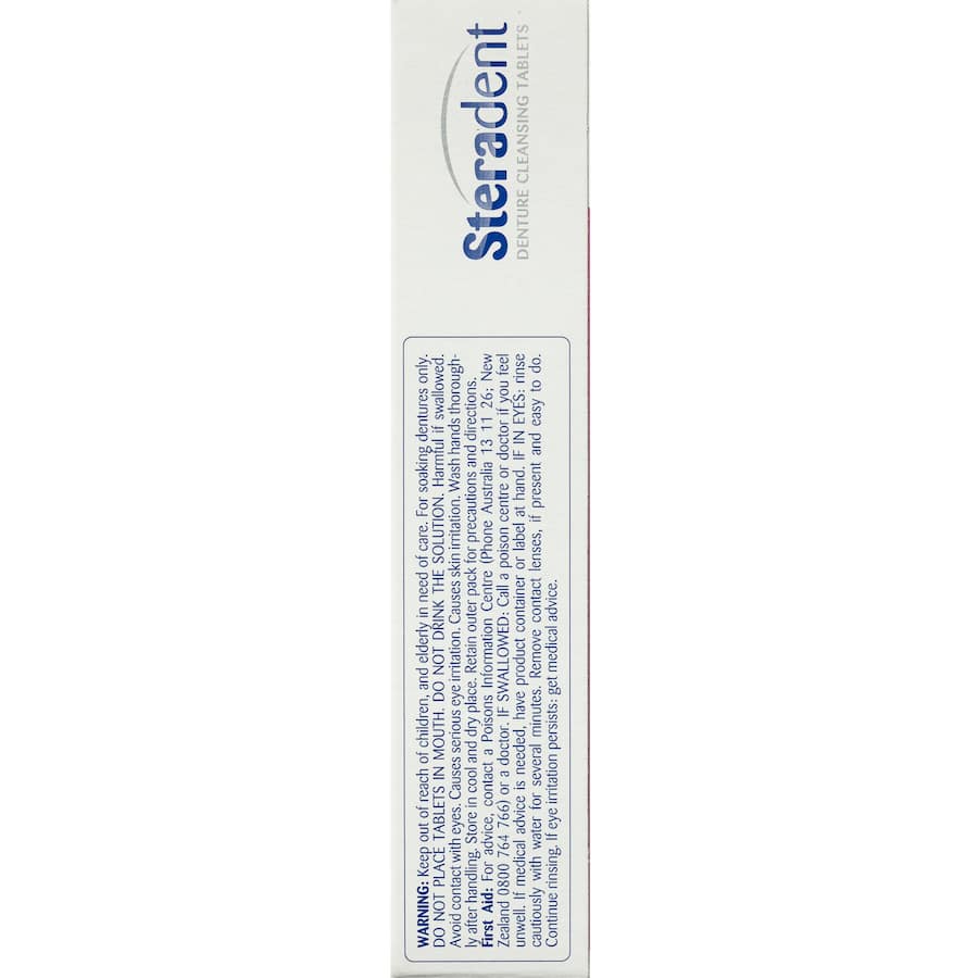 Steradent Denture Clean Extra Strength Whitening Tablets 30pack