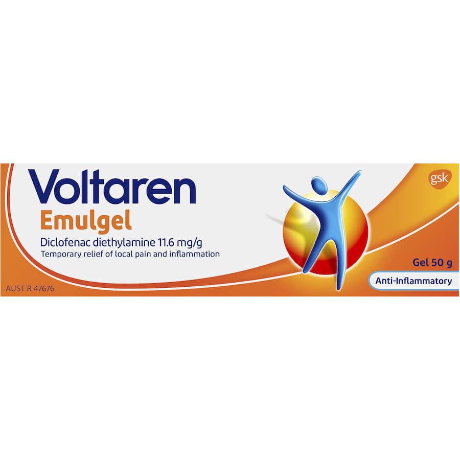 Voltaren Pain Relief Emulgel Muscle And Back 50g tube