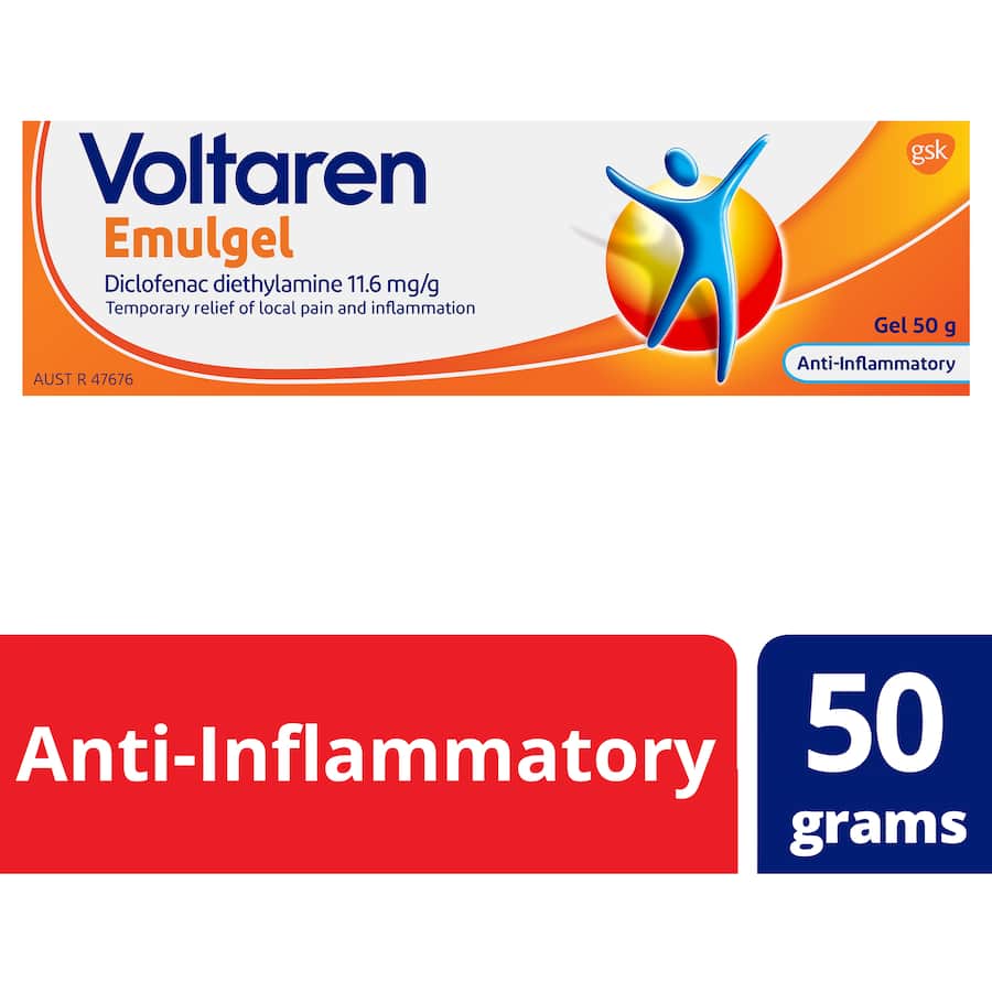 Voltaren Pain Relief Emulgel Muscle And Back 50g tube