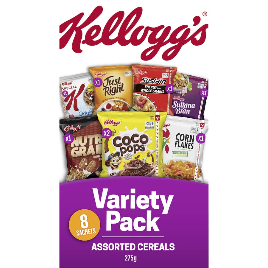 Kellogg's Cereal Variety Pack 275g