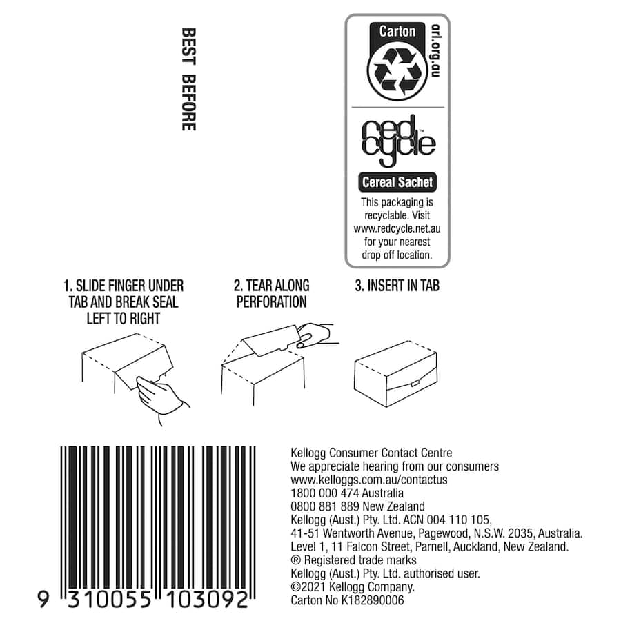 Kellogg's Cereal Variety Pack 275g