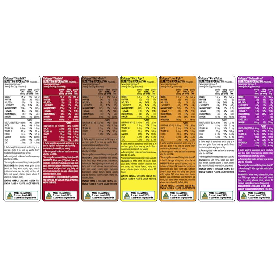 Kellogg's Cereal Variety Pack 275g